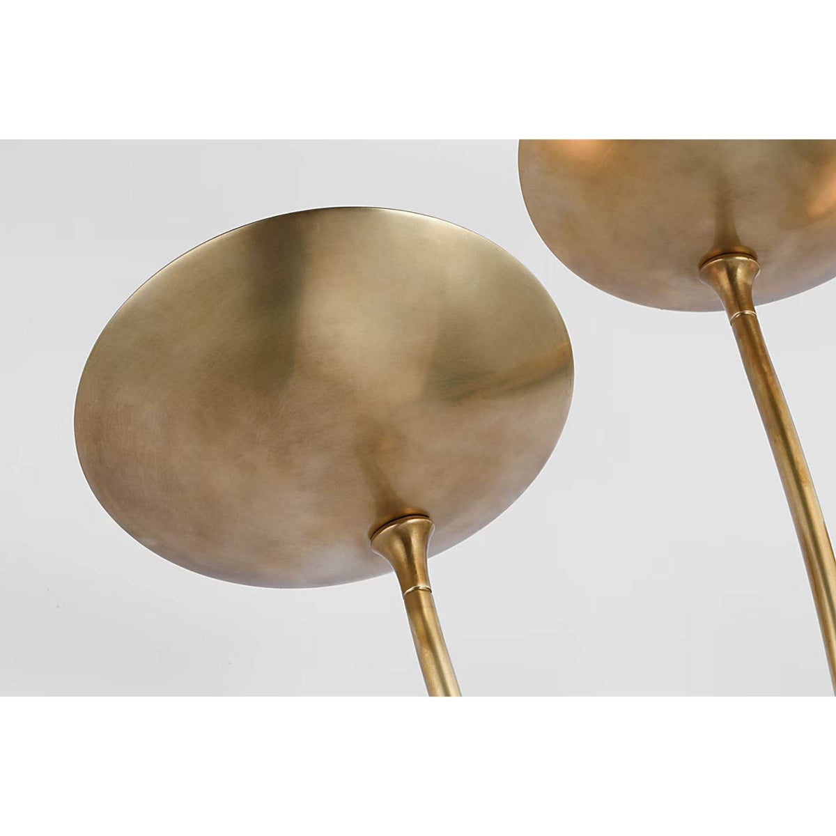 Thomas O'Brien Keira Large Triple Sconce in Hand-Rubbed Antique Brass W22" x H23" x E13.25"