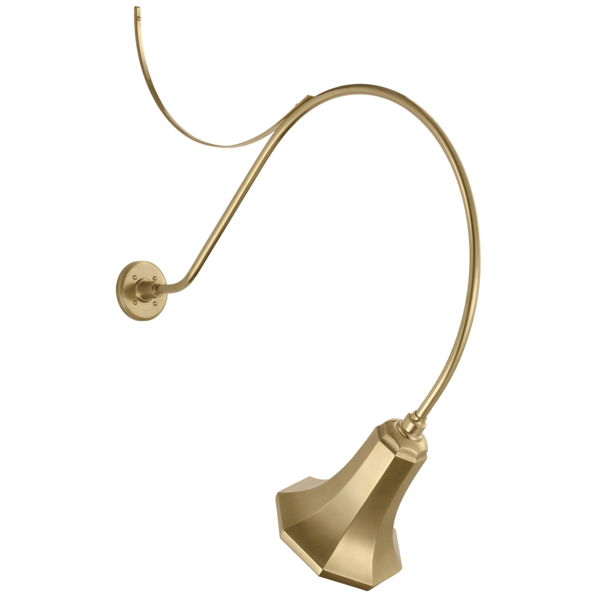 Thomas O'Brien Academy 36" Anchored Larrabee Barn Light in Hand-Rubbed Antique Brass with 9.25" Savannah Shade Outdoor Lighting W9.25" x H44.25"