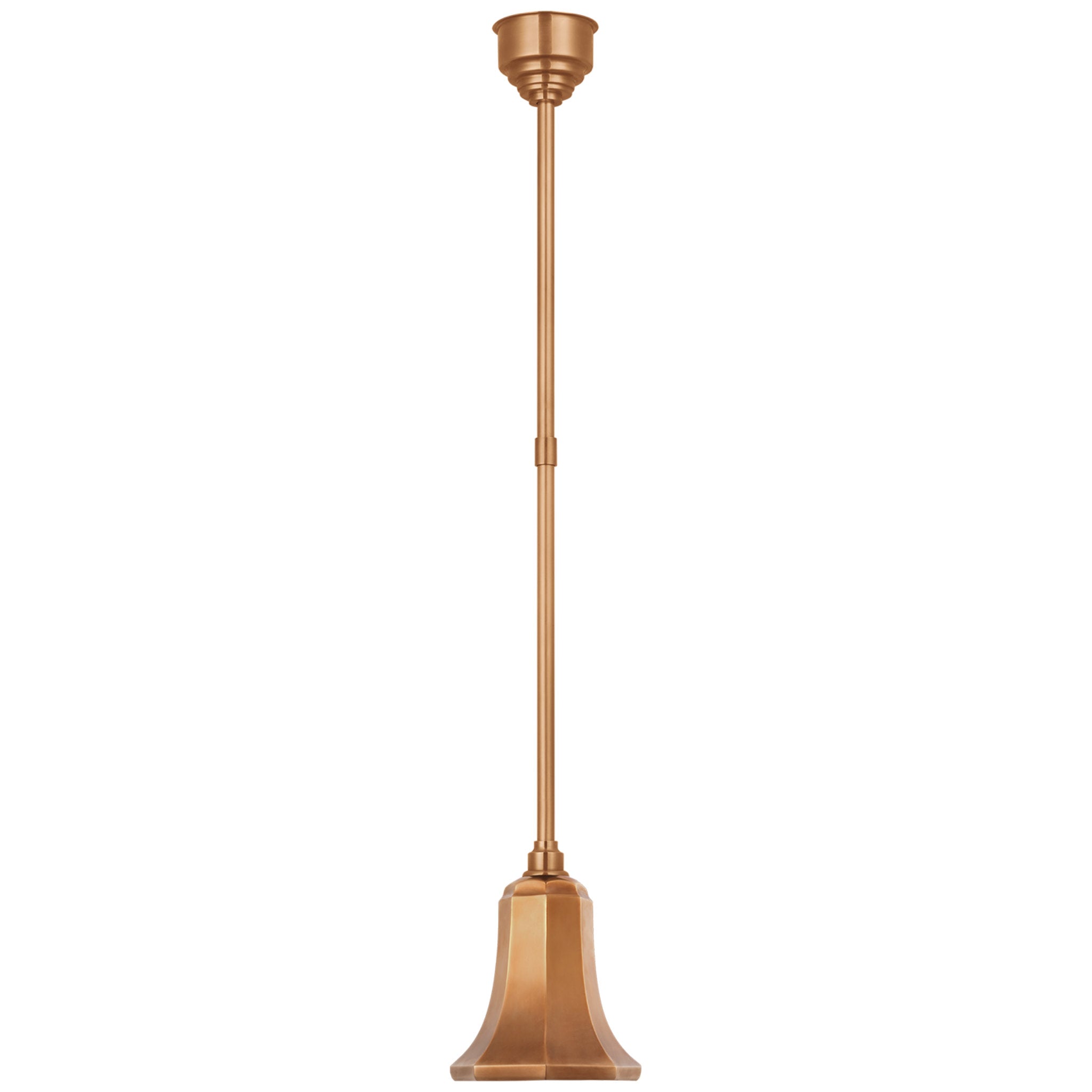 Thomas O'Brien Academy Pendant in Soft Copper with 7.5" Savannah Shade Outdoor Lighting W7.5"