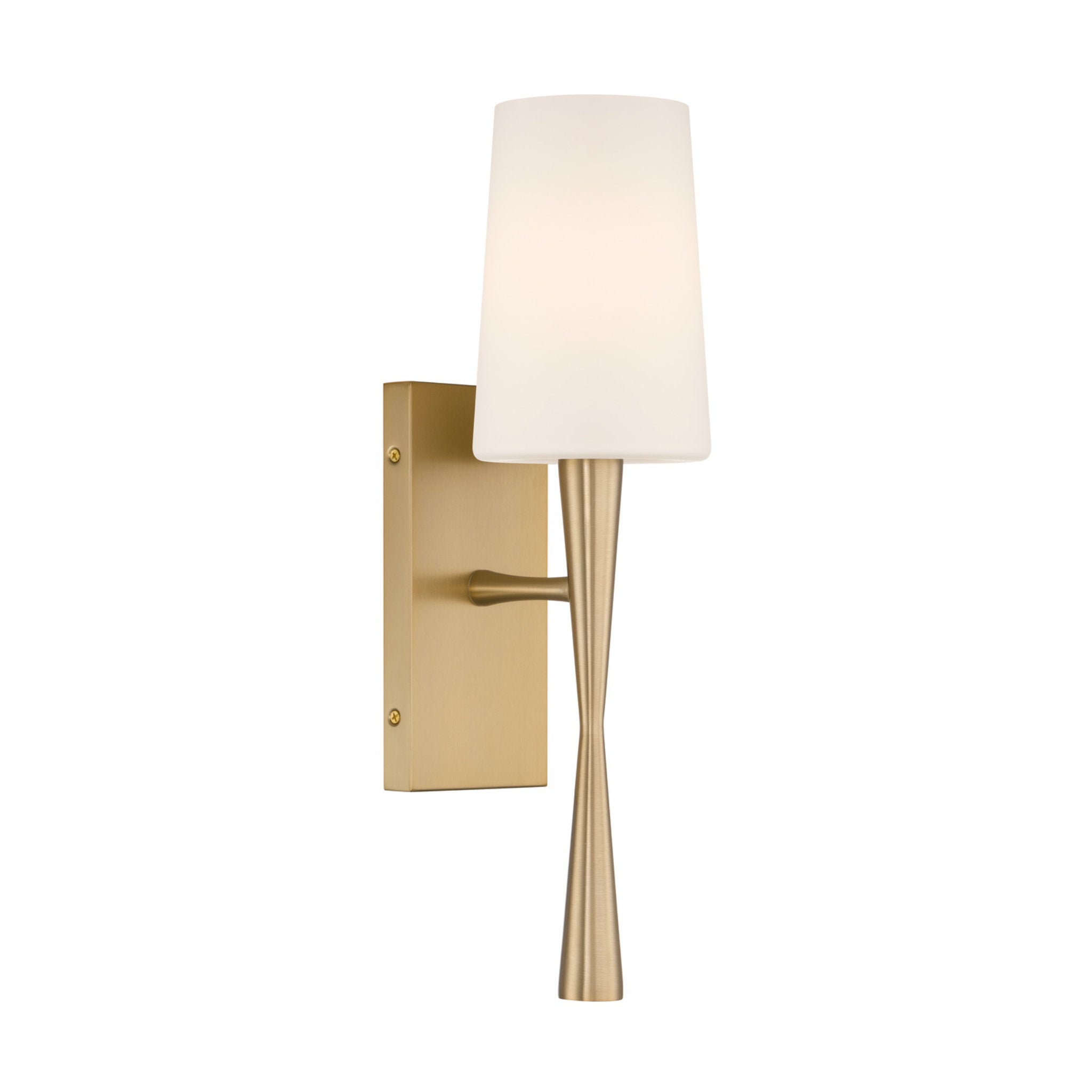 Trenton 5'' Aged Brass Sconce Gold 5"W x 18.5"H x 6.5"D