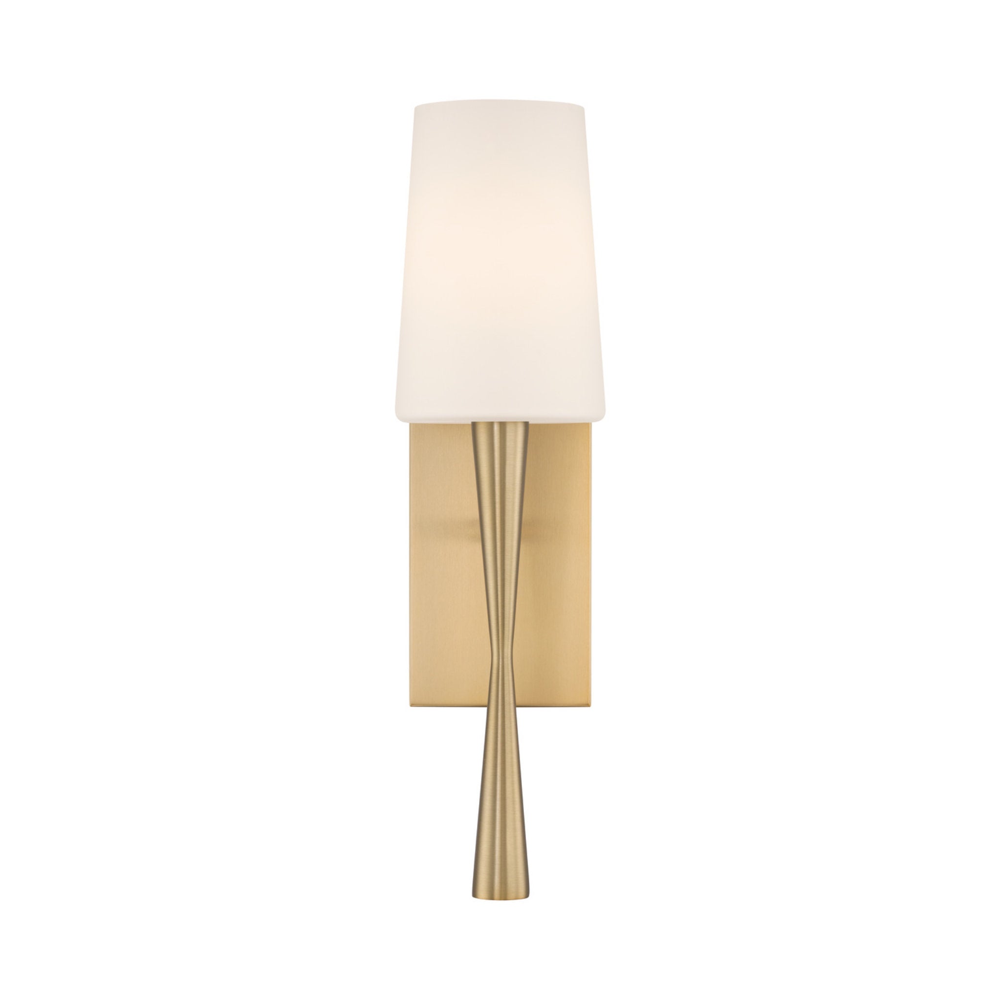 Trenton 5'' Aged Brass Sconce Gold 5"W x 18.5"H x 6.5"D