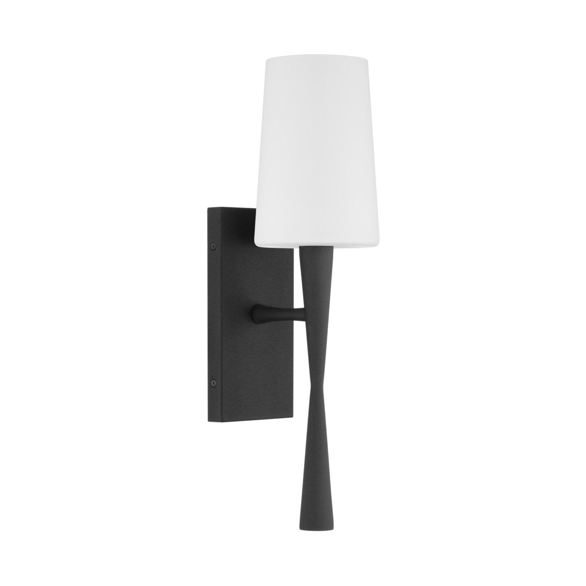 Trenton 5'' Black Forged Sconce Black 5"W x 18.5"H x 6.5"D