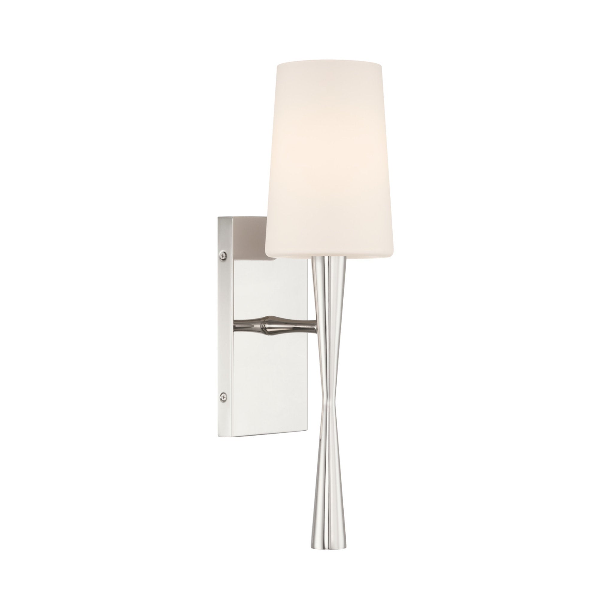 Trenton 5'' Polished Nickel Sconce Silver 5"W x 18.5"H x 6.5"D
