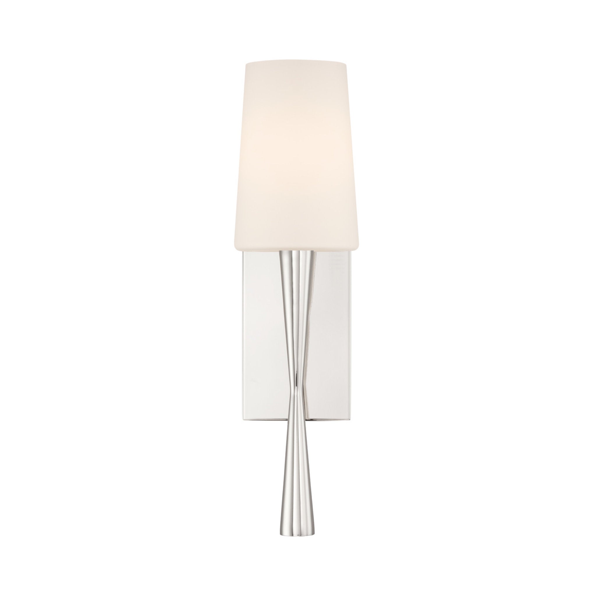 Trenton 5'' Polished Nickel Sconce Silver 5"W x 18.5"H x 6.5"D