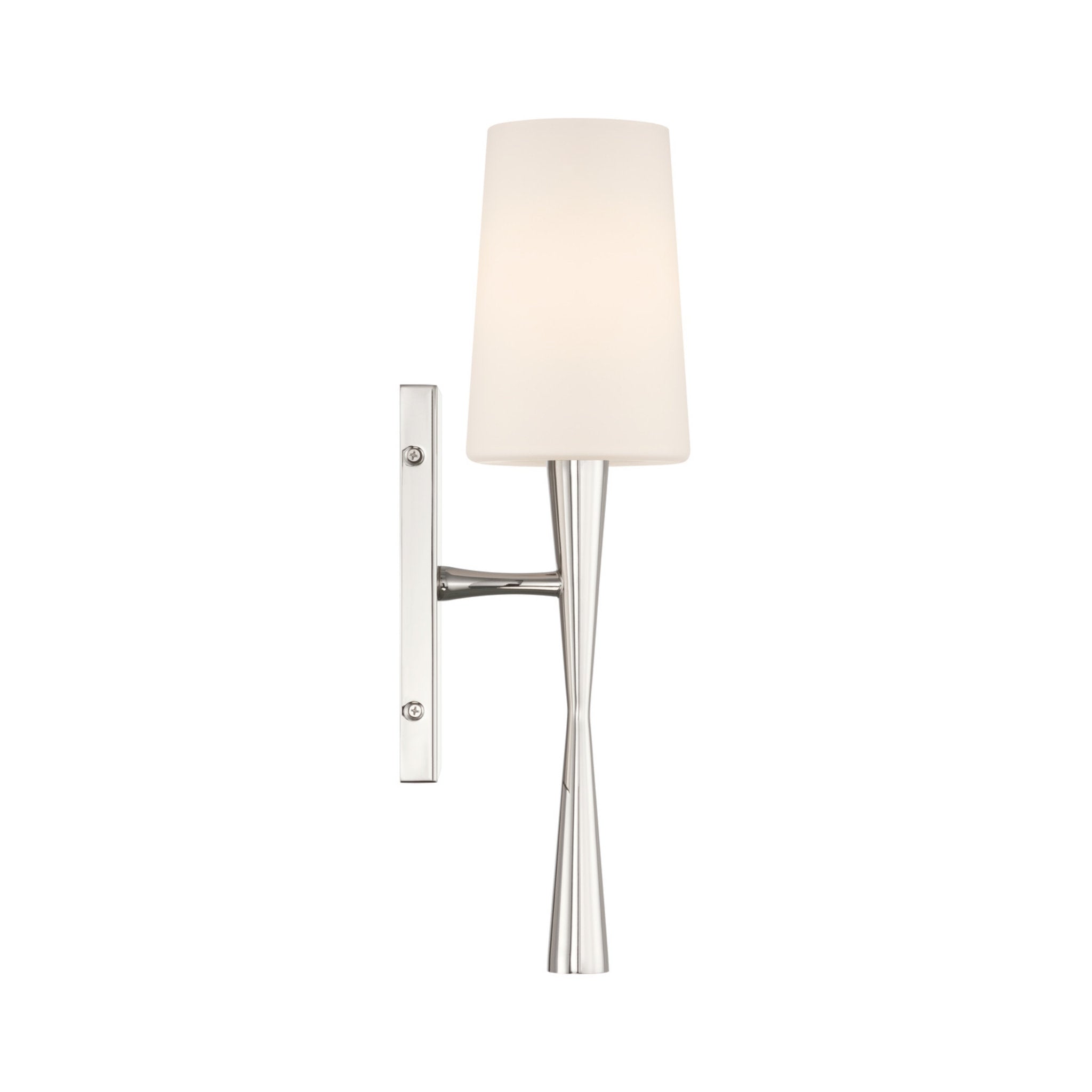 Trenton 5'' Polished Nickel Sconce Silver 5"W x 18.5"H x 6.5"D