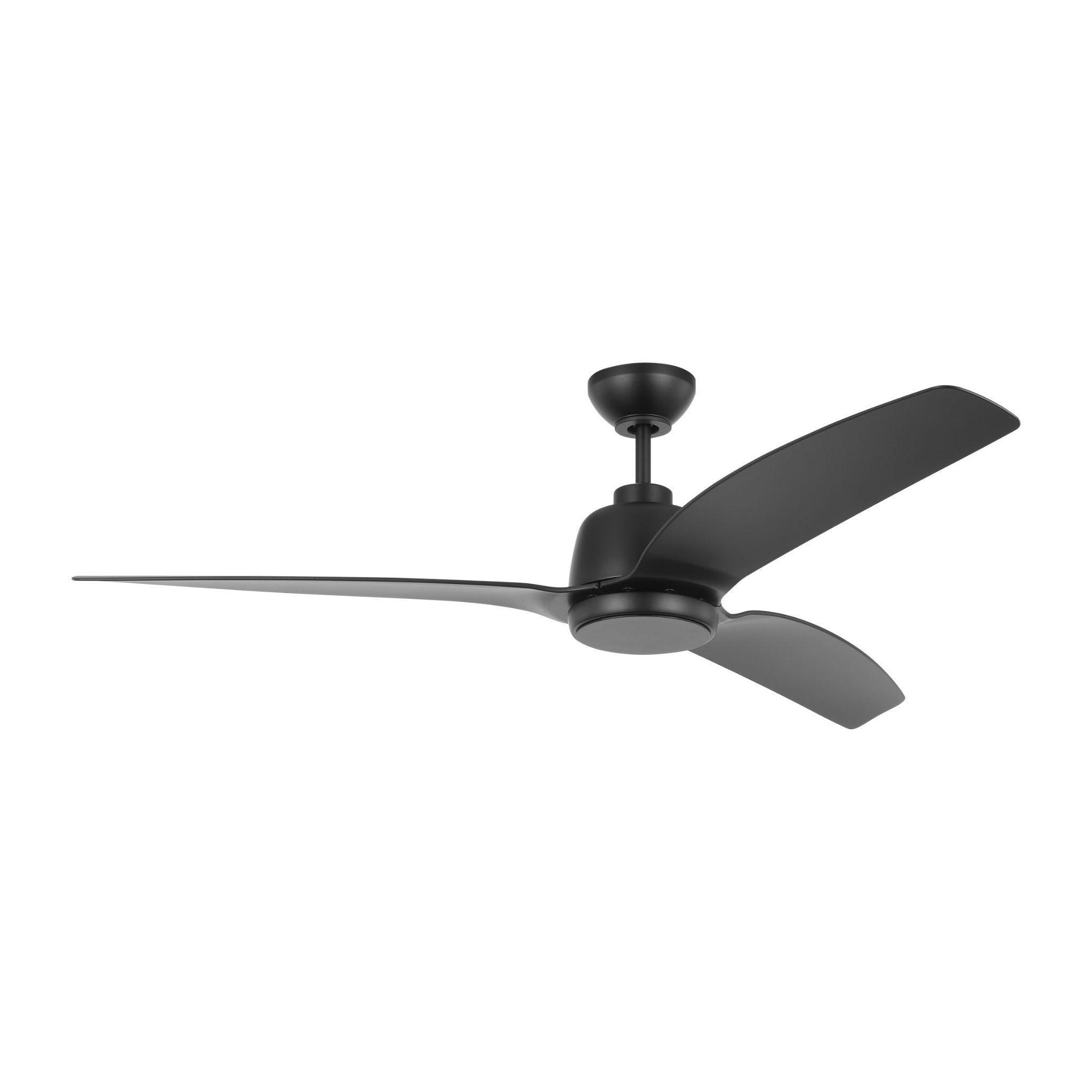 Avila Coastal 60 LED - Midnight Black  in Midnight Black  w/ Midnight Black ABS Blade D:60'' H:15 13/32''