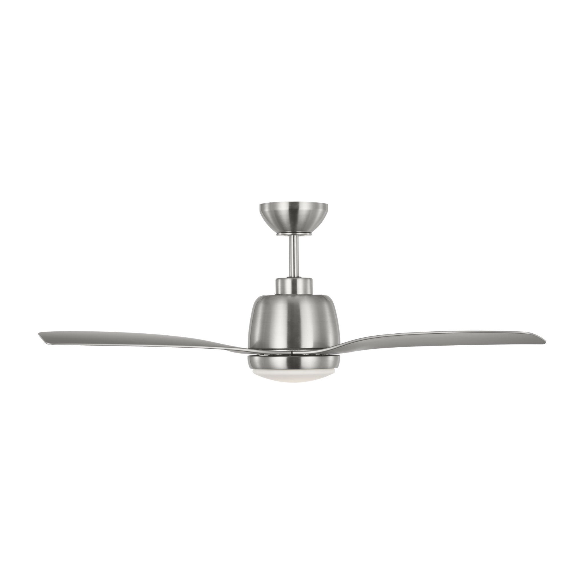Avila 44 LED - Brushed Steel  in Brushed Steel  w/ Silver ABS Blade D:44'' H:15 3/16''