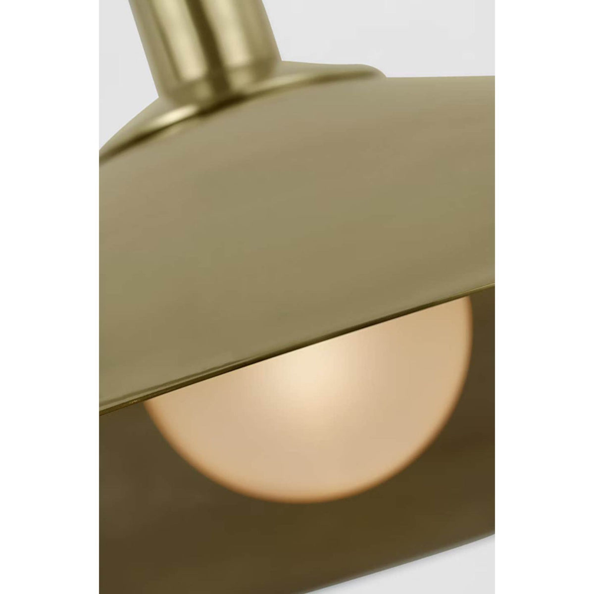 Amber Lewis Ponce 9" Sconce in Hand-Rubbed Antique Brass with Hand-Rubbed Antique Brass Shade W13" x H8.5" x E17"