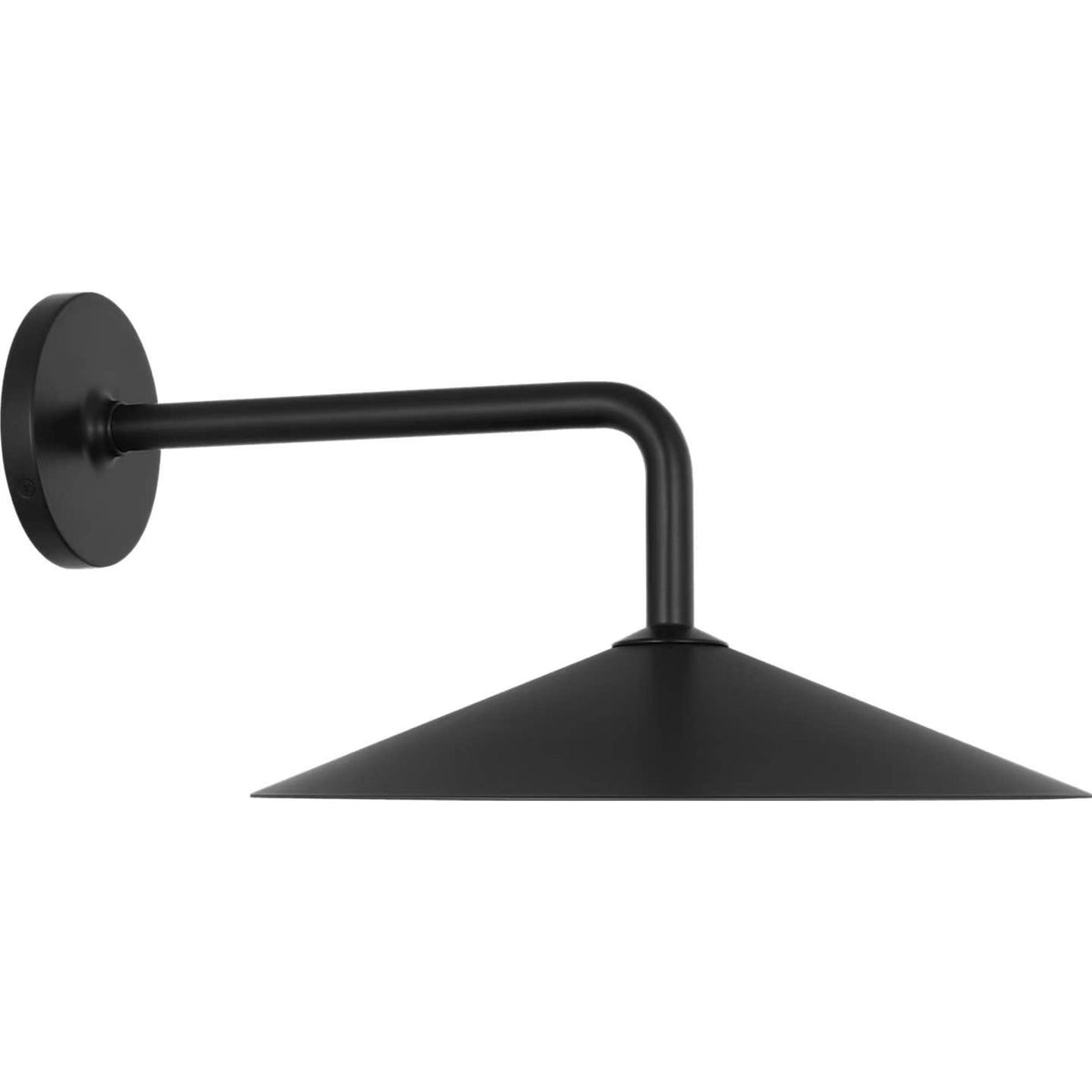 Amber Lewis Ponce 9" Sconce in Modern Iron with Modern Iron Shade W13" x H8.5" x E17"