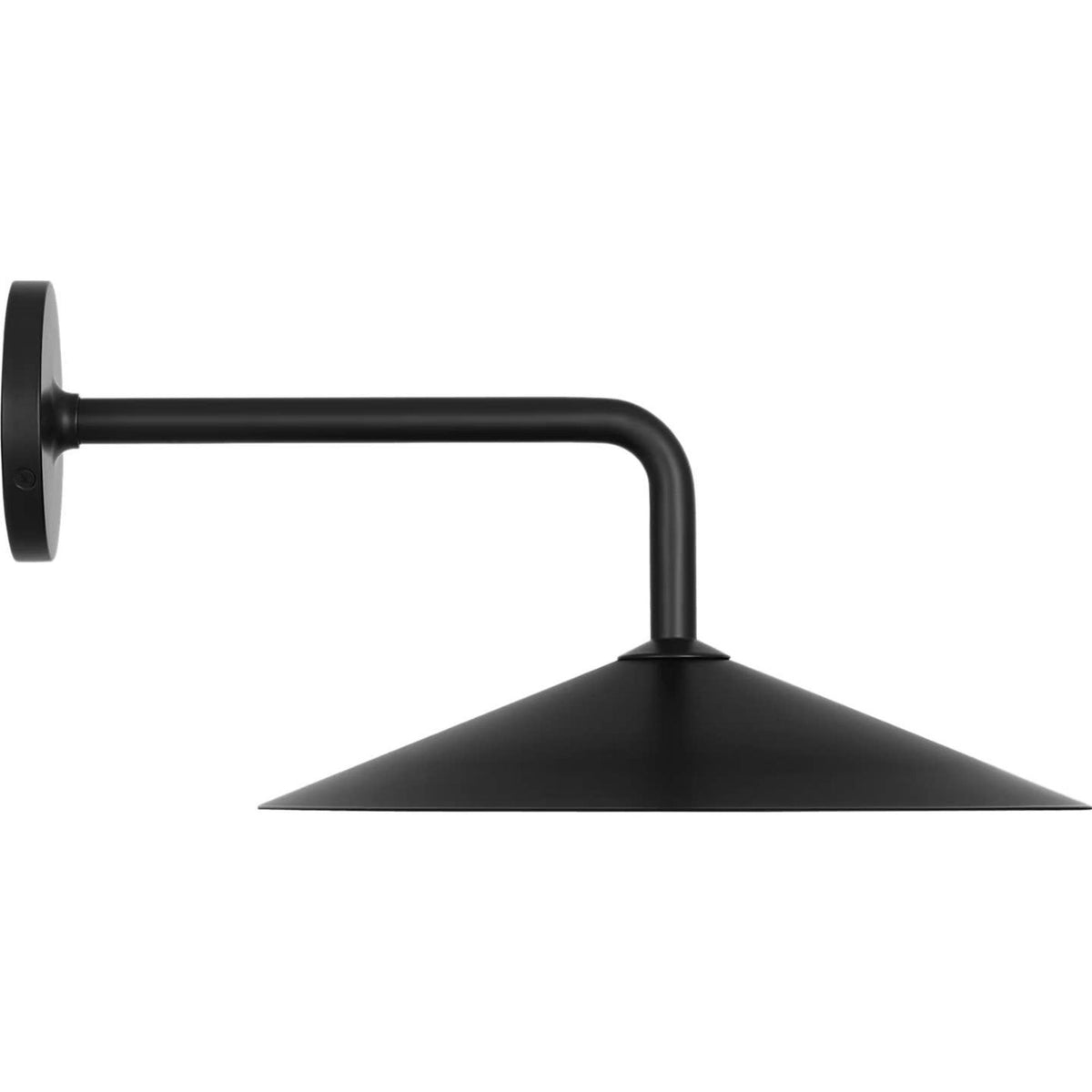 Amber Lewis Ponce 9" Sconce in Modern Iron with Modern Iron Shade W13" x H8.5" x E17"