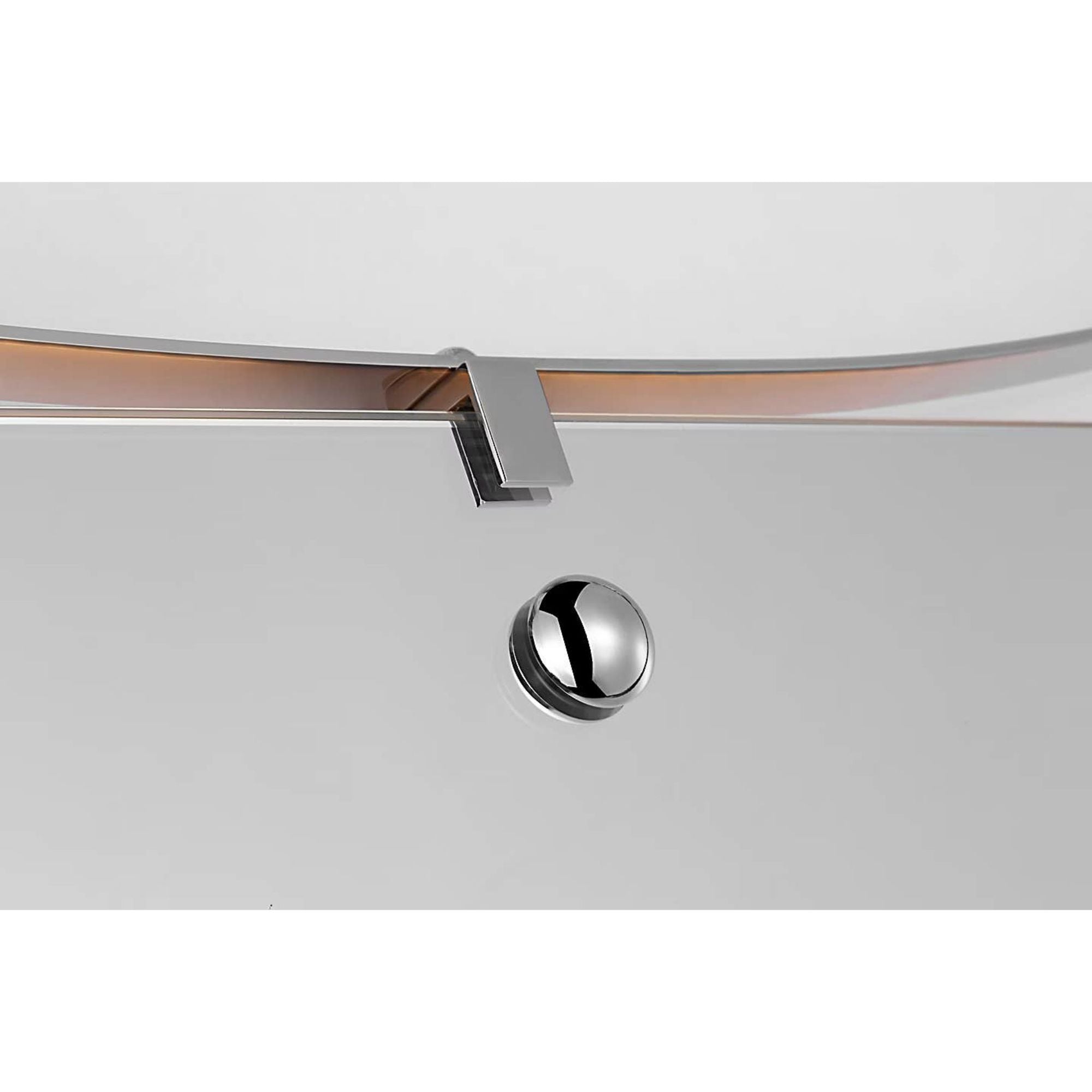 Amber Lewis Barnes 27" Backlit Mirror in Polished Nickel W27.25" x H39.25" x E1.5"