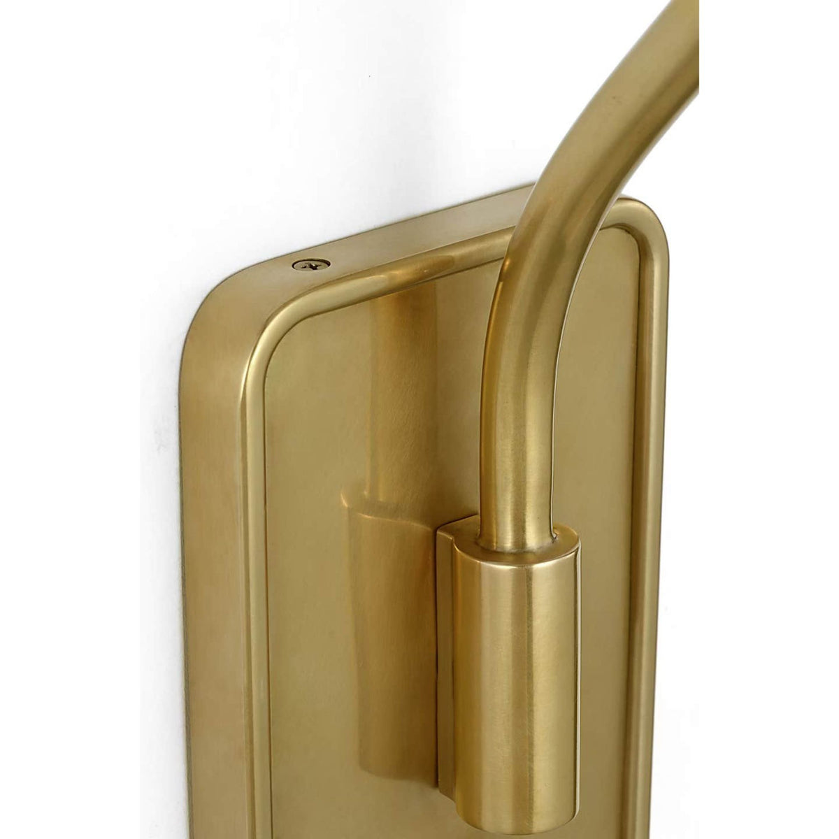 Amber Lewis Knox 26" Single Sconce in Hand-Rubbed Antique Brass with Silk Pleated Shade W12" x H25.75" x E14"