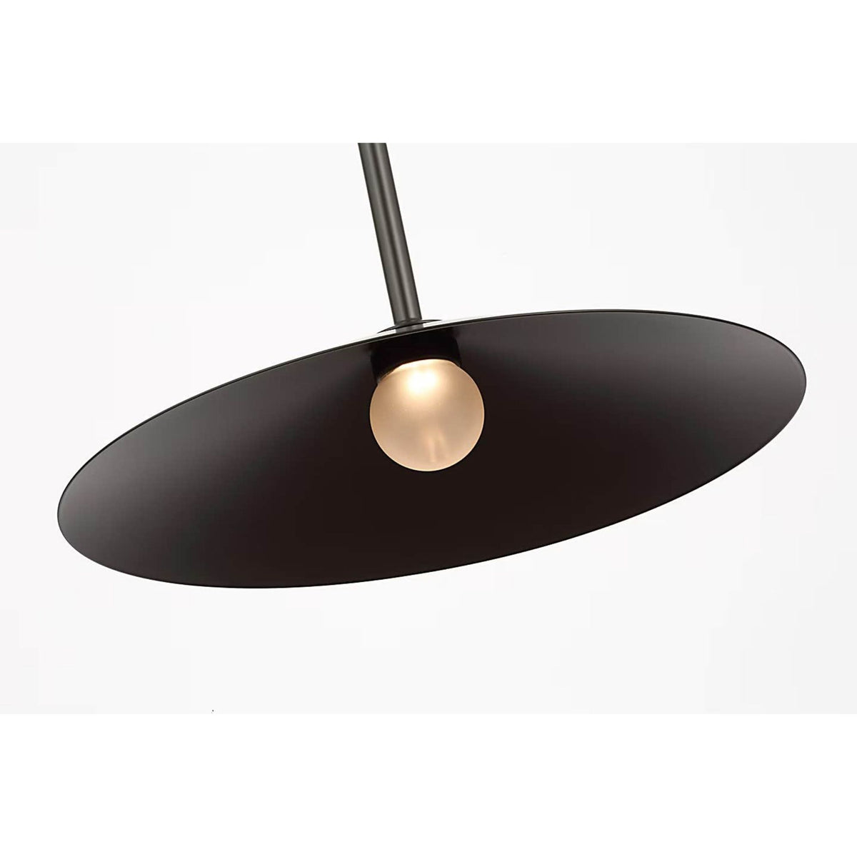 Amber Lewis Ponce 13" Pendant in Modern Iron with Modern Iron Shade W13"