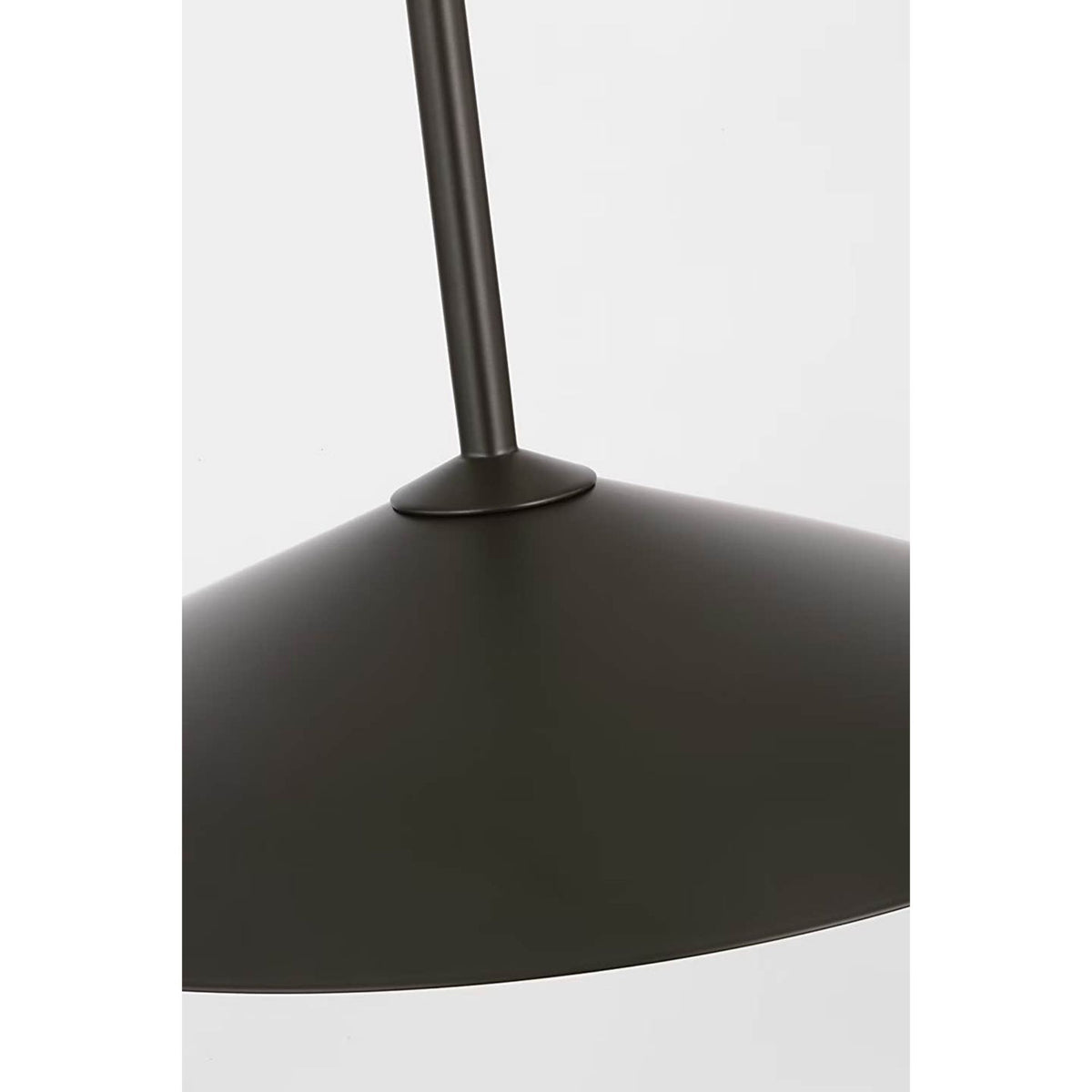 Amber Lewis Ponce 13" Pendant in Modern Iron with Modern Iron Shade W13"