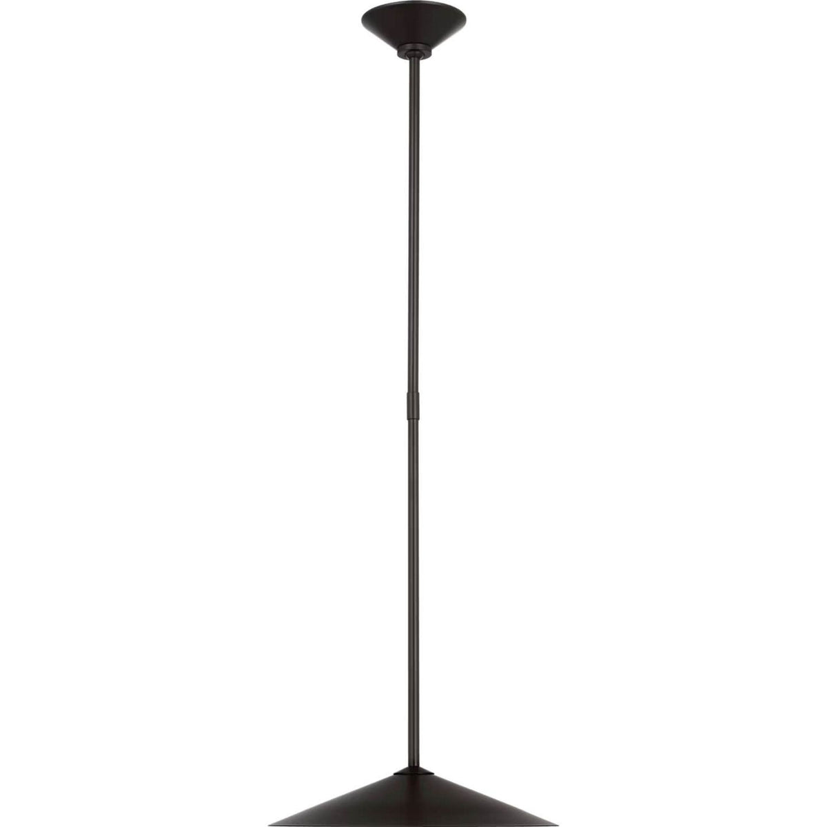 Amber Lewis Ponce 13" Pendant in Modern Iron with Modern Iron Shade W13"