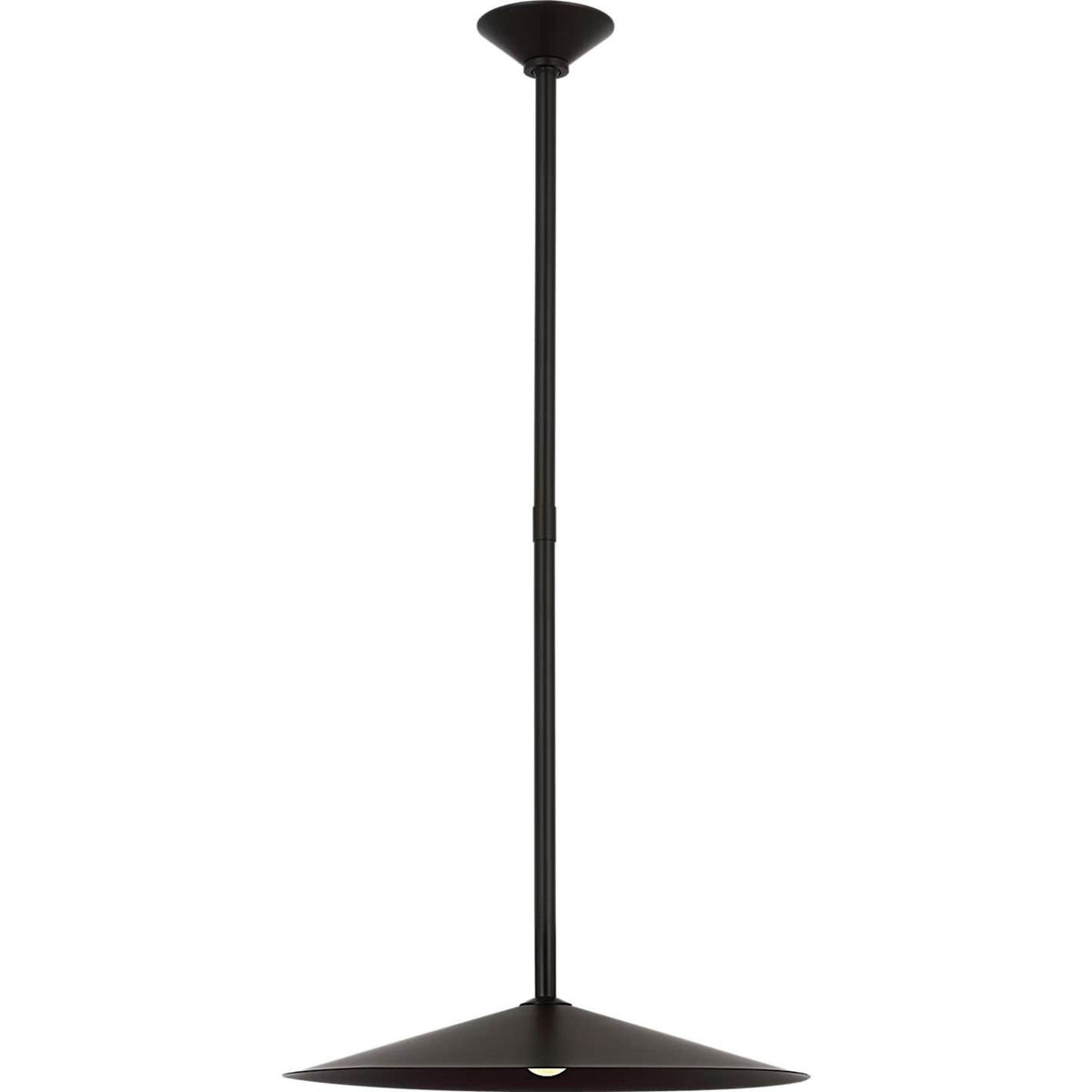 Amber Lewis Ponce 18" Pendant in Modern Iron with Modern Iron Shade W18"