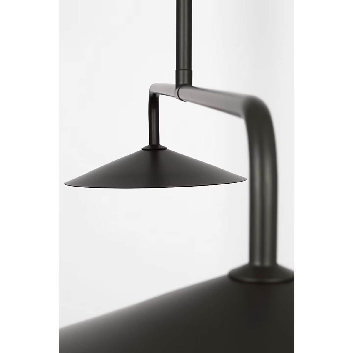 Amber Lewis Ponce 62" Linear Pendant in Modern Iron with Modern Iron Shades W13" x 62"