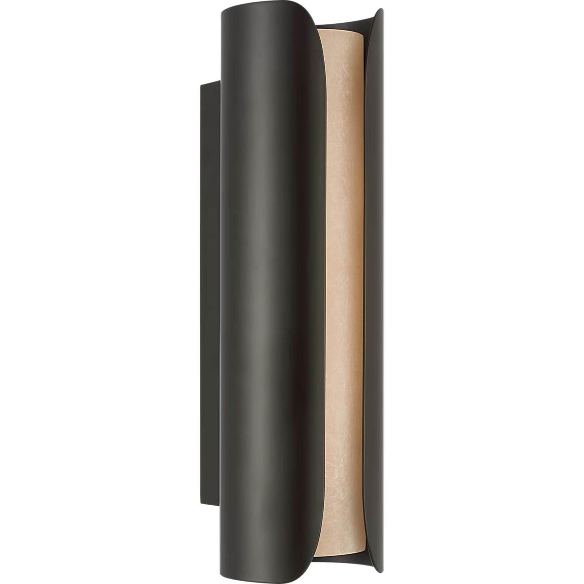 Anne-Marie Barton Armise 18" Sconce in Matte Carbon with Nova Frost W5.25" x H18" x E6.25"