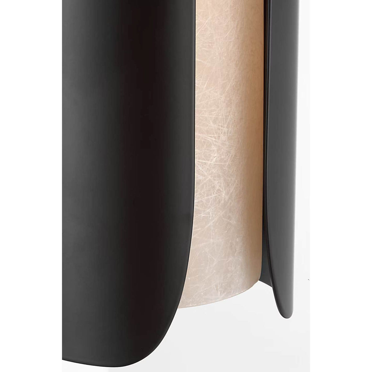 Anne-Marie Barton Armise 18" Sconce in Matte Carbon with Nova Frost W5.25" x H18" x E6.25"
