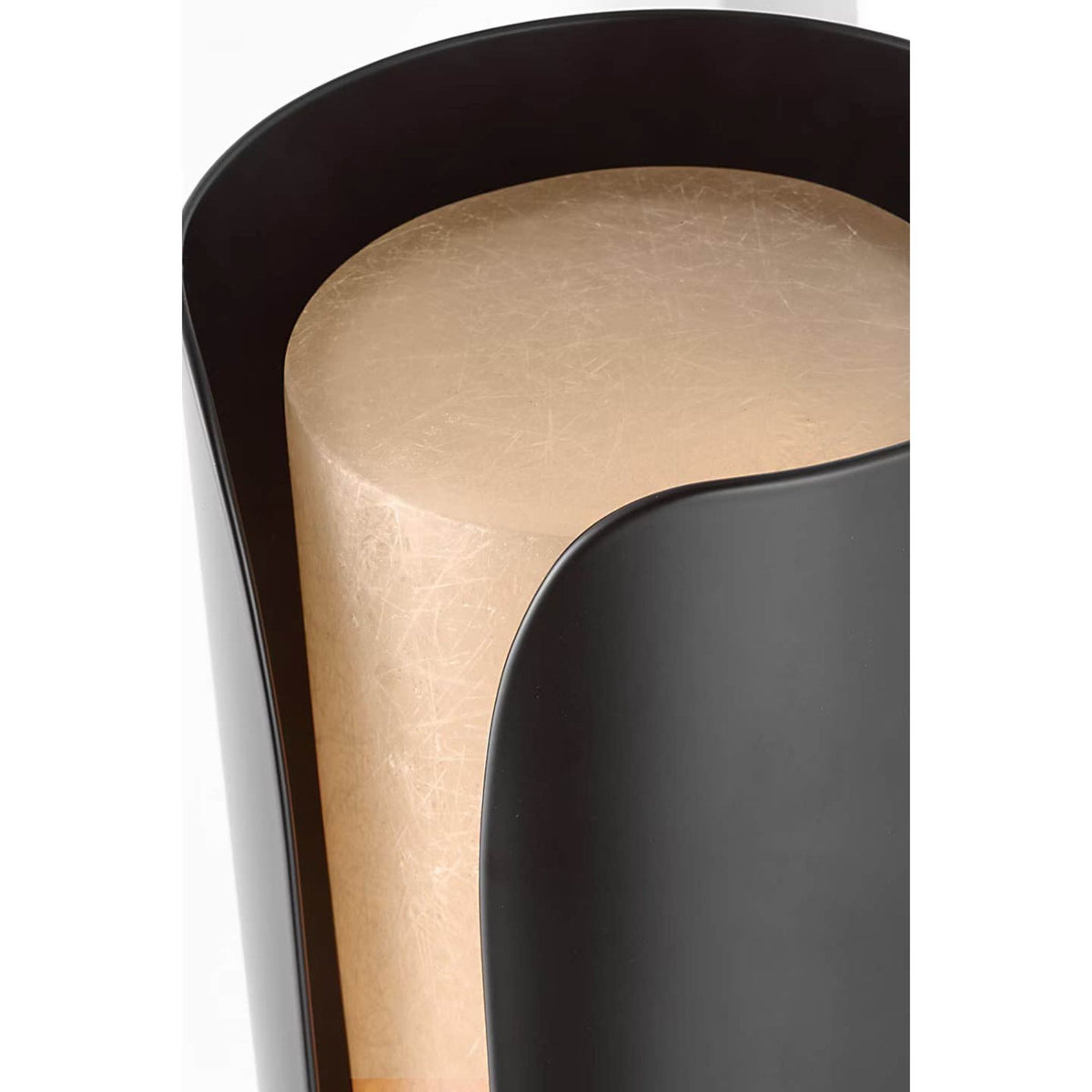Anne-Marie Barton Armise 18" Sconce in Matte Carbon with Nova Frost W5.25" x H18" x E6.25"