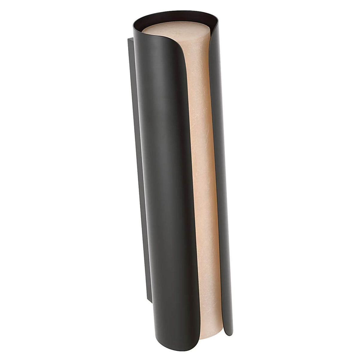 Anne-Marie Barton Armise 29" Sconce in Matte Carbon with Nova Frost W7" x H29" x E7.75"
