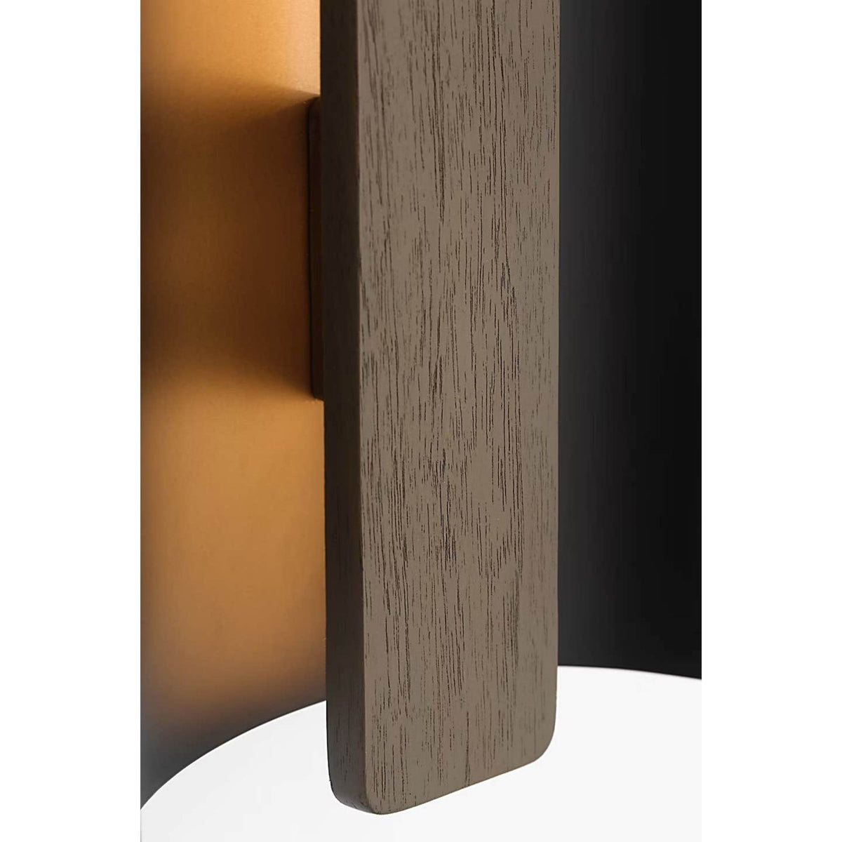 Anne-Marie Barton Remi 18" Sconce in Matte Carbon and Warm Walnut W6.5" x H18" x E4.25"