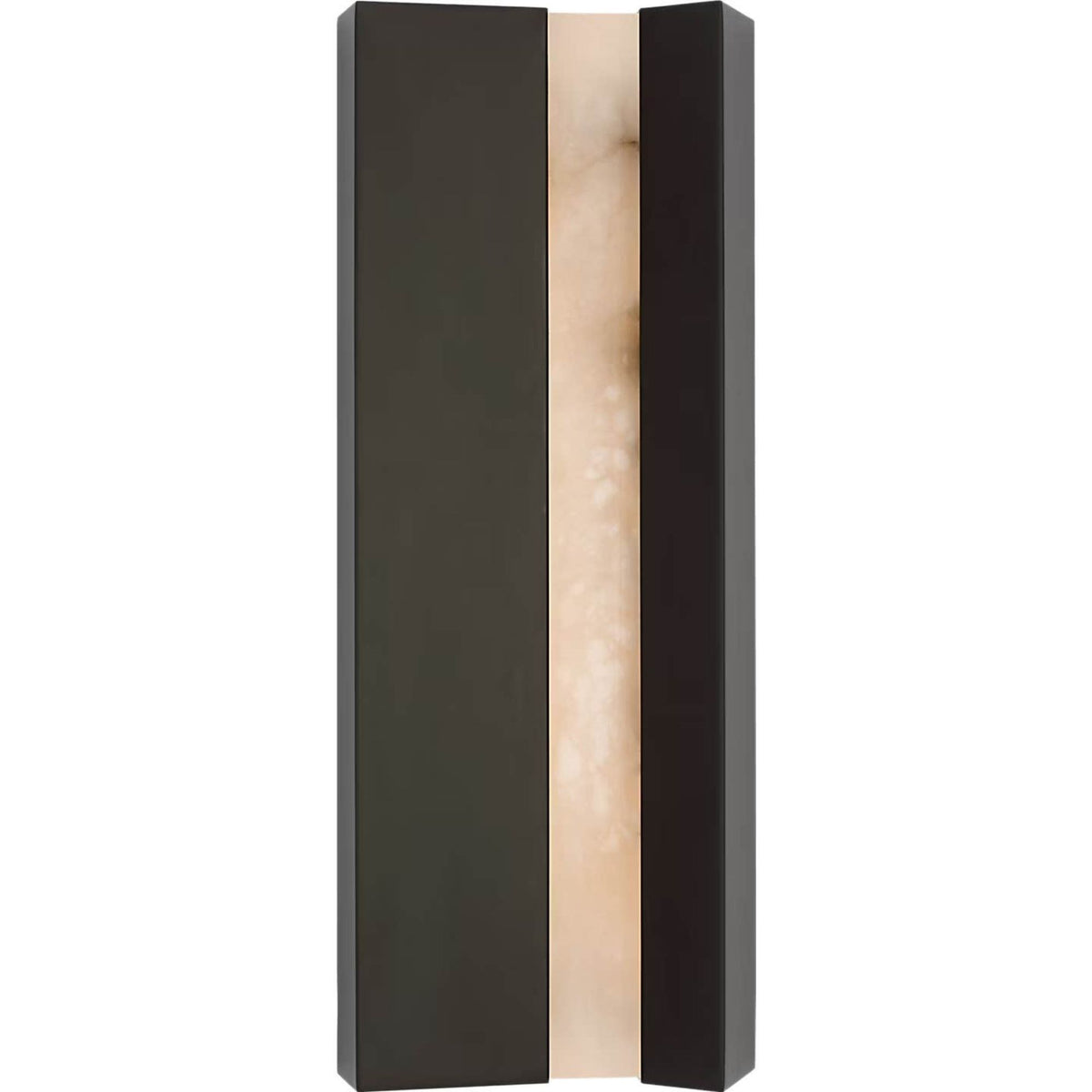 Anne-Marie Barton Austera 20" Sconce in Matte Carbon with Alabaster W8" x H20" x E3.25"