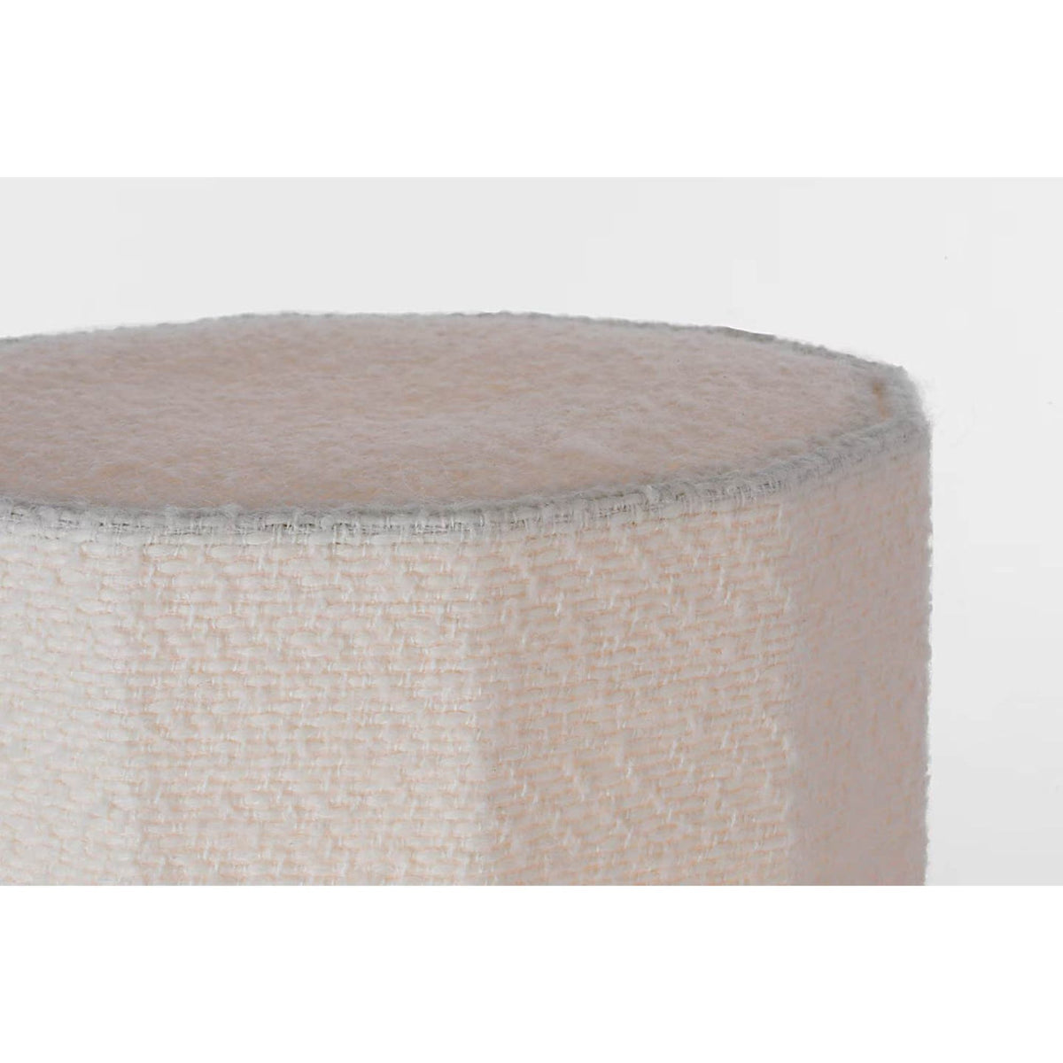 Anne-Marie Barton Fumar 24" Table Lamp in Ridged Graphite with BouclÃ© Shade W11" x H23.5"