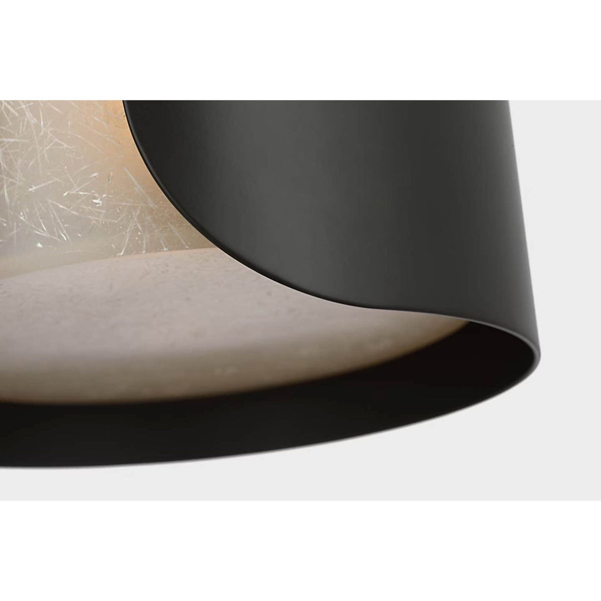Anne-Marie Barton Armise 8" Pendant in Matte Carbon with Nova Frost W7.5"