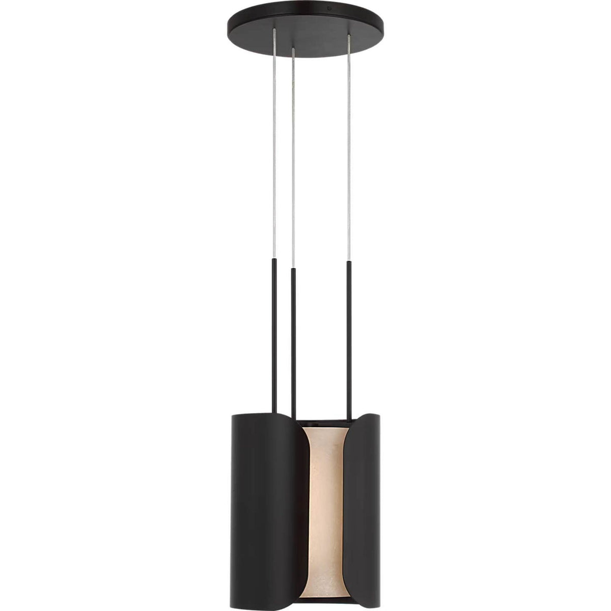 Anne-Marie Barton Armise 11" Pendant in Matte Carbon with Nova Frost W11"