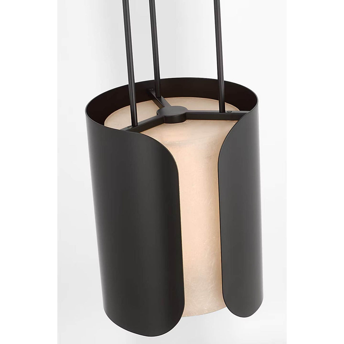 Anne-Marie Barton Armise 11" Pendant in Matte Carbon with Nova Frost W11"