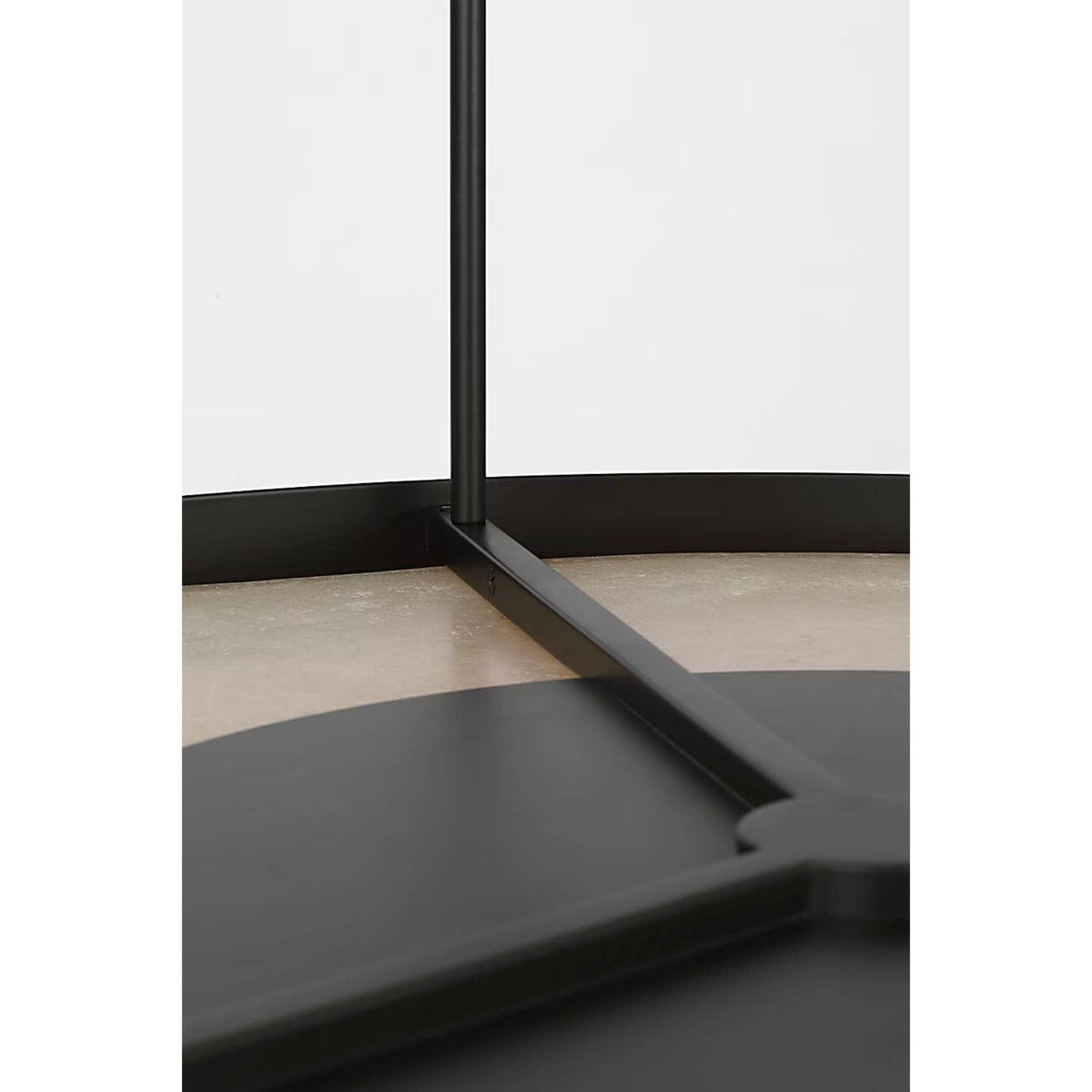 Anne-Marie Barton Armise 28" Drum Chandelier in Matte Carbon with Nova Frost W27.5"