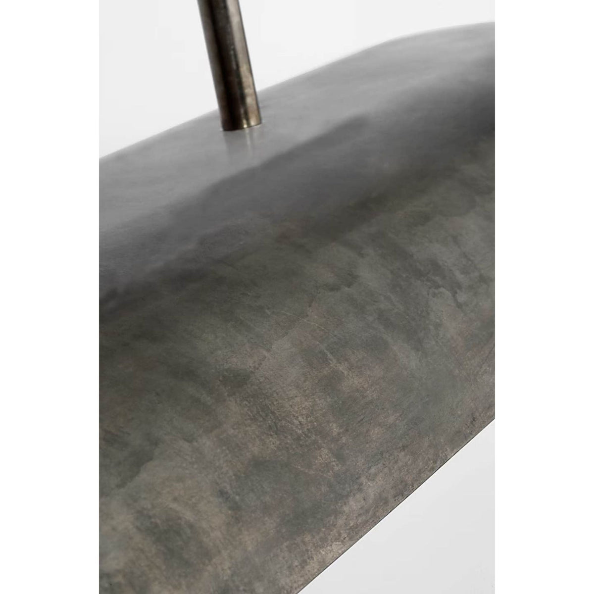 Anne-Marie Barton Remi 60" Linear Pendant in Mottled Pewter and Warm Walnut W12" x 59.75"