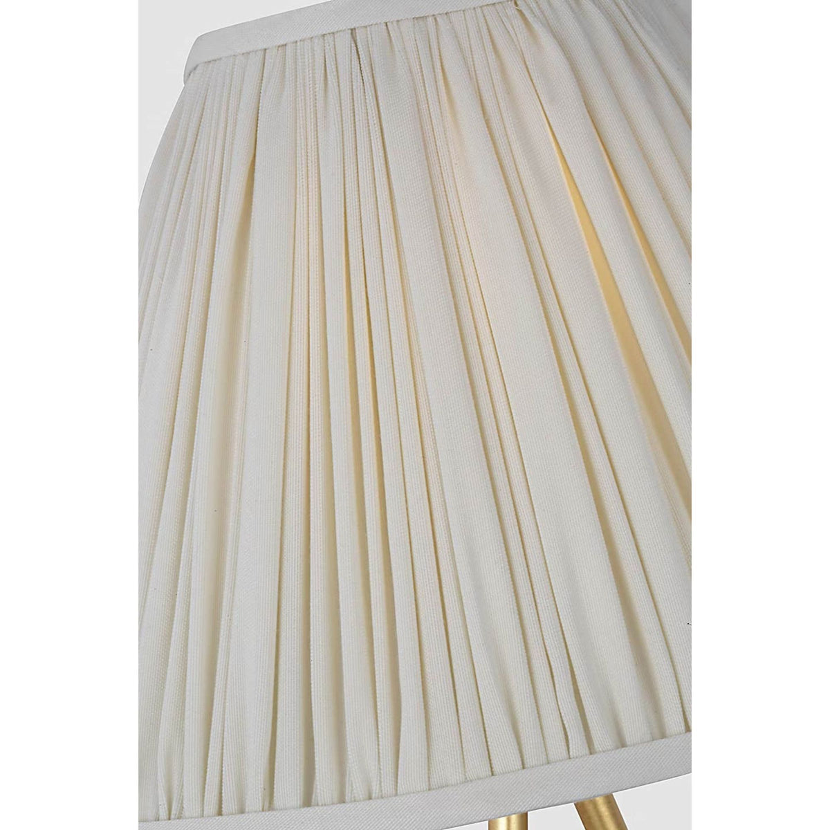 AERIN Jeanne 10" Single Sconce in Gild with Silk Pleated Shade W10" x H12.75" x E5.75"