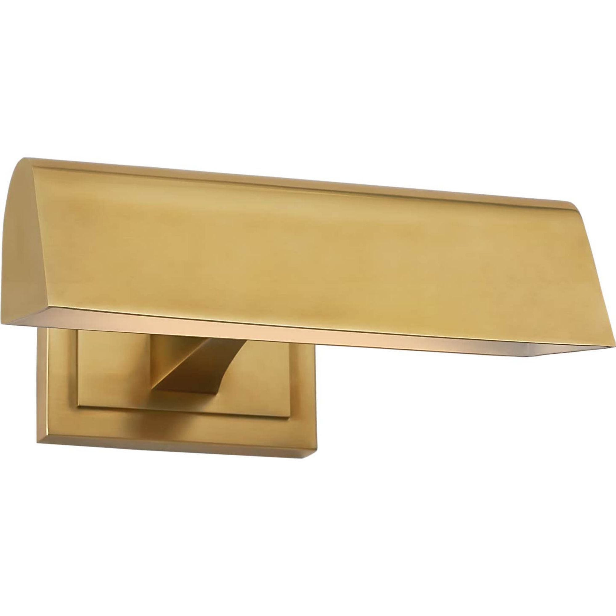 AERIN Edric 8" Picture Light in Hand-Rubbed Antique Brass W8" x H2.75" x E8.25"