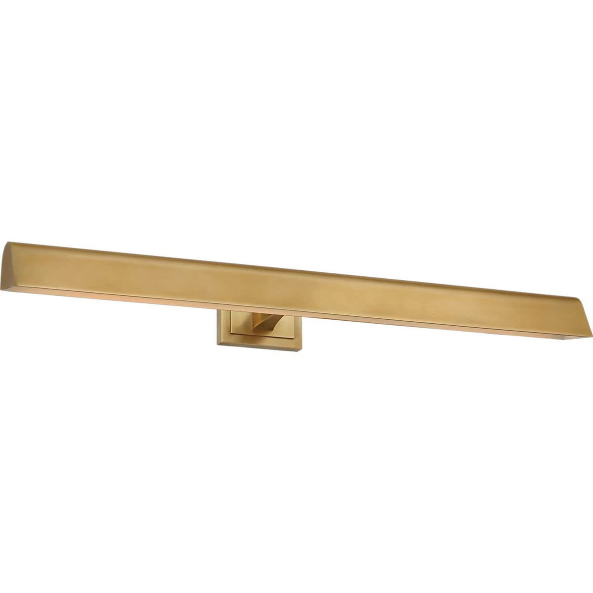 AERIN Edric 30" Picture Light in Hand-Rubbed Antique Brass W30" x H2.75" x E8.25"