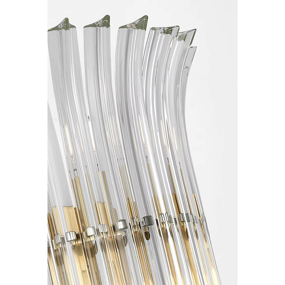 AERIN Rhine 21" Sconce in Hand-Rubbed Antique Brass with Crystal W11.75" x H20.75" x E6"