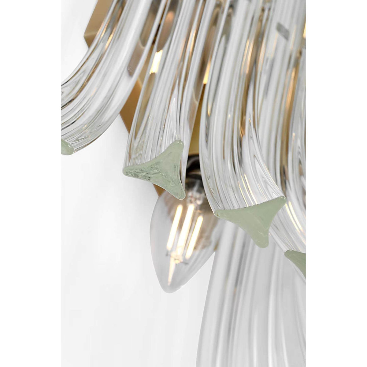 AERIN Rhine 21" Sconce in Hand-Rubbed Antique Brass with Crystal W11.75" x H20.75" x E6"