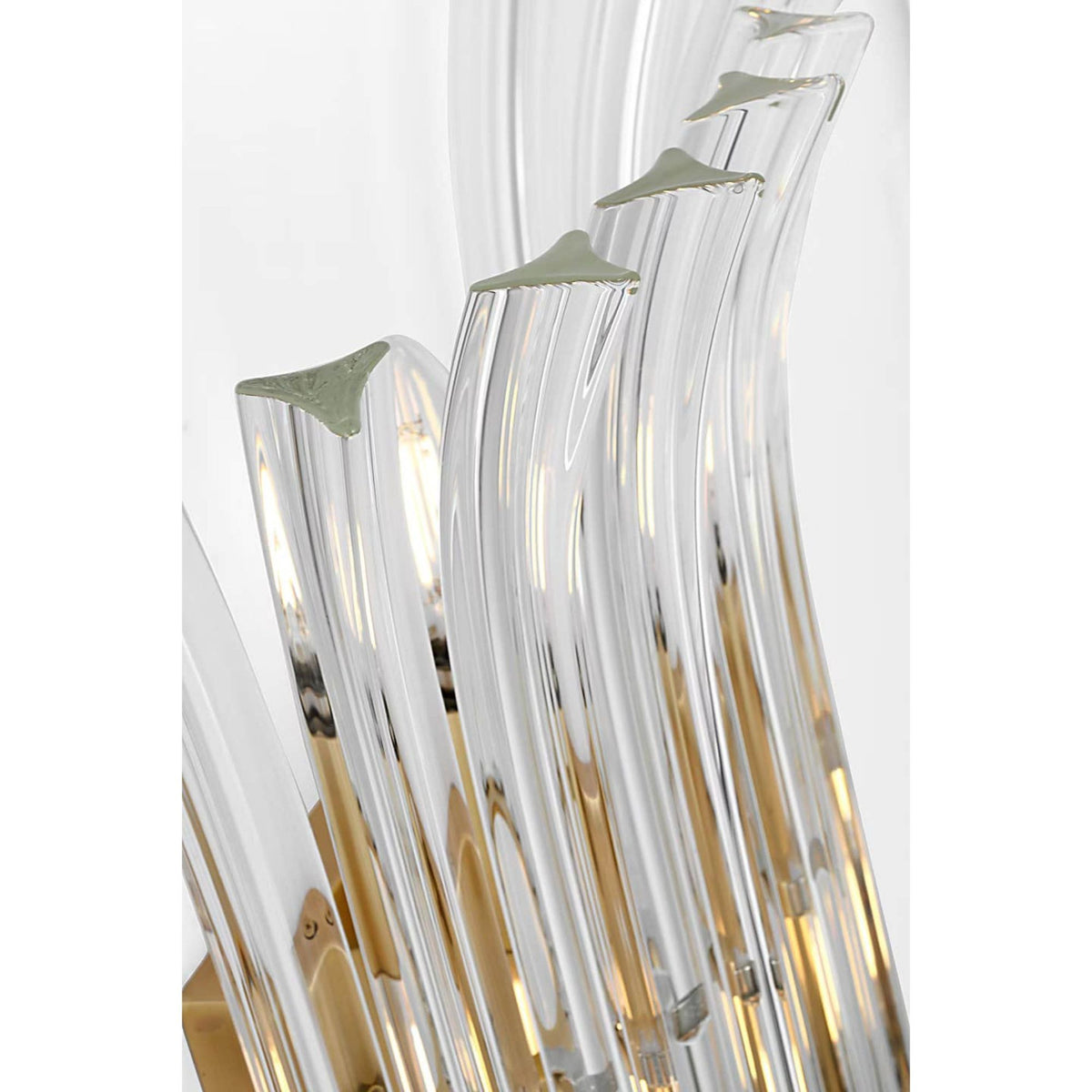 AERIN Rhine 21" Sconce in Hand-Rubbed Antique Brass with Crystal W11.75" x H20.75" x E6"