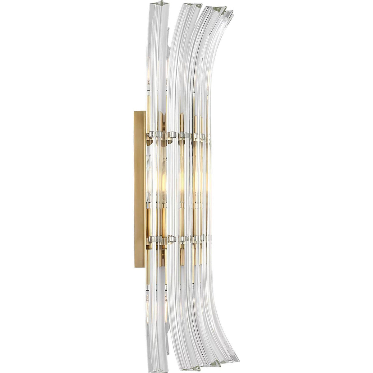 AERIN Rhine 21" Sconce in Hand-Rubbed Antique Brass with Crystal W11.75" x H20.75" x E6"