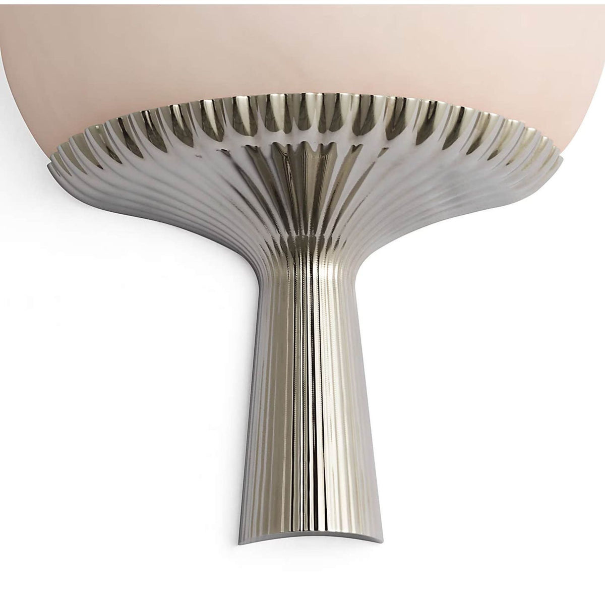 AERIN Pascal 21" Sconce in Polished Nickel with Alabaster W8" x H20.5" x E4"