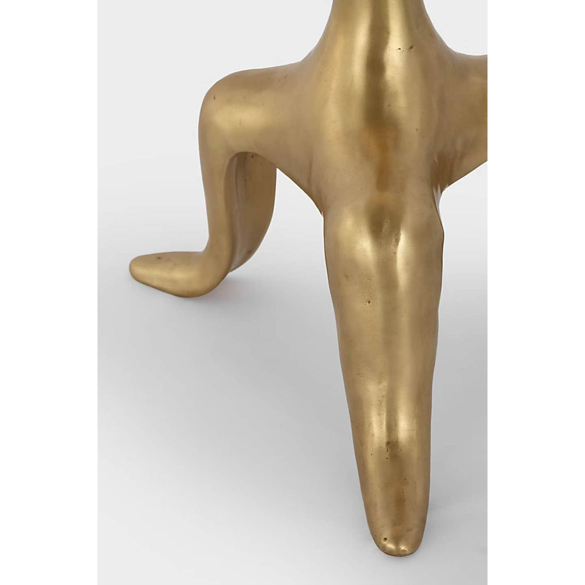 AERIN Mathilde 27" Table Lamp in Hand-Rubbed Antique Brass with Linen Shade W9" x H27.25"