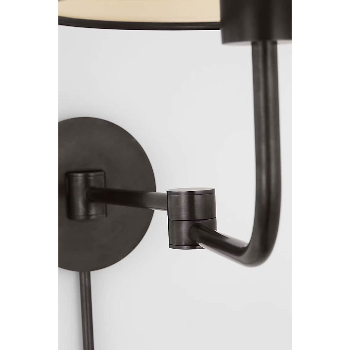 Barbara Barry Go Lightly Swing Arm Wall Light in Bronze with Bronze Shade W8.75" x H15.75" x E8.75" - 21"