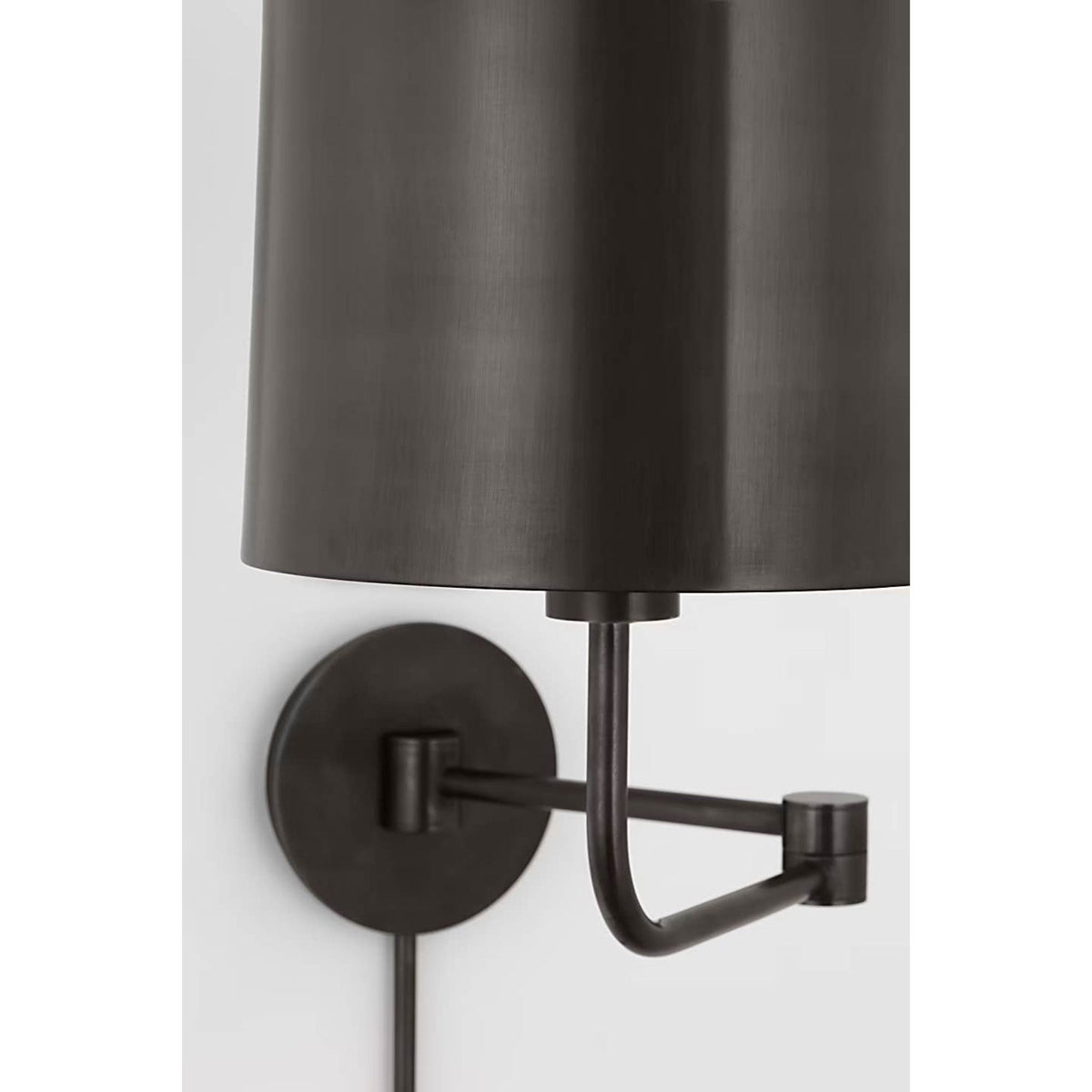 Barbara Barry Go Lightly Swing Arm Wall Light in Bronze with Bronze Shade W8.75" x H15.75" x E8.75" - 21"