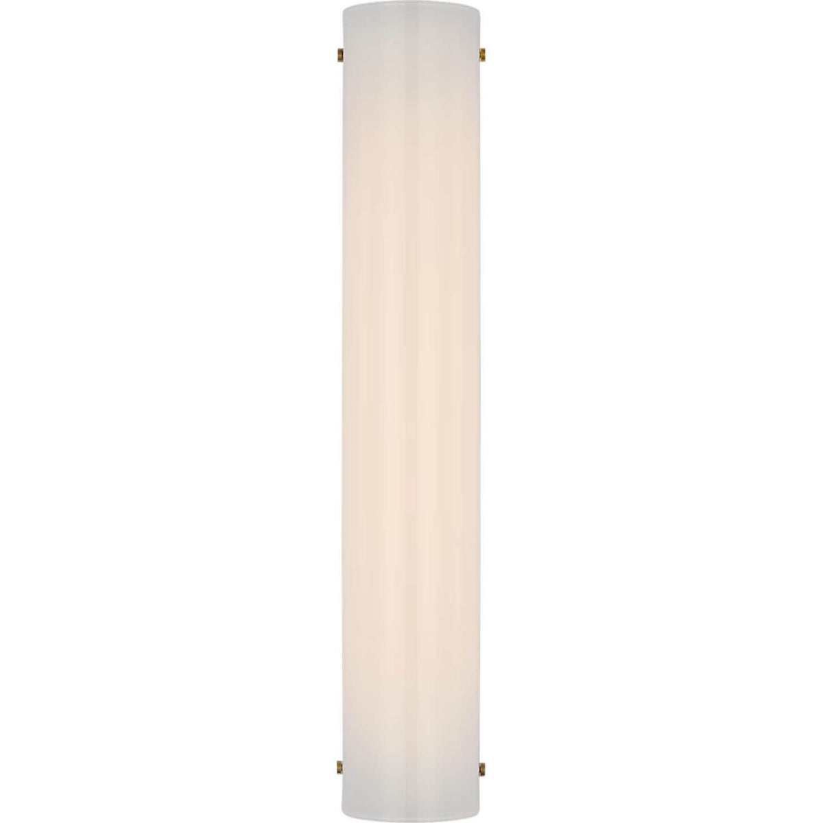 Barbara Barry Penhold 18" Bath Light in Soft Brass with White Glass W3.25" x H18" x E3.25"