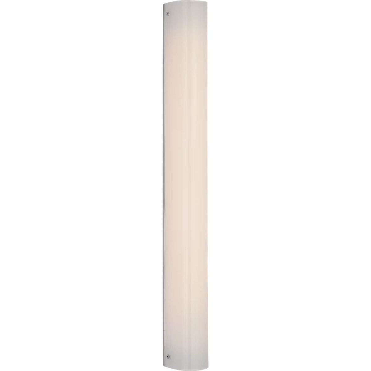 Barbara Barry Penhold 30" Bath Light in Polished Nickel with White Glass W3.25" x H30" x E3.25"