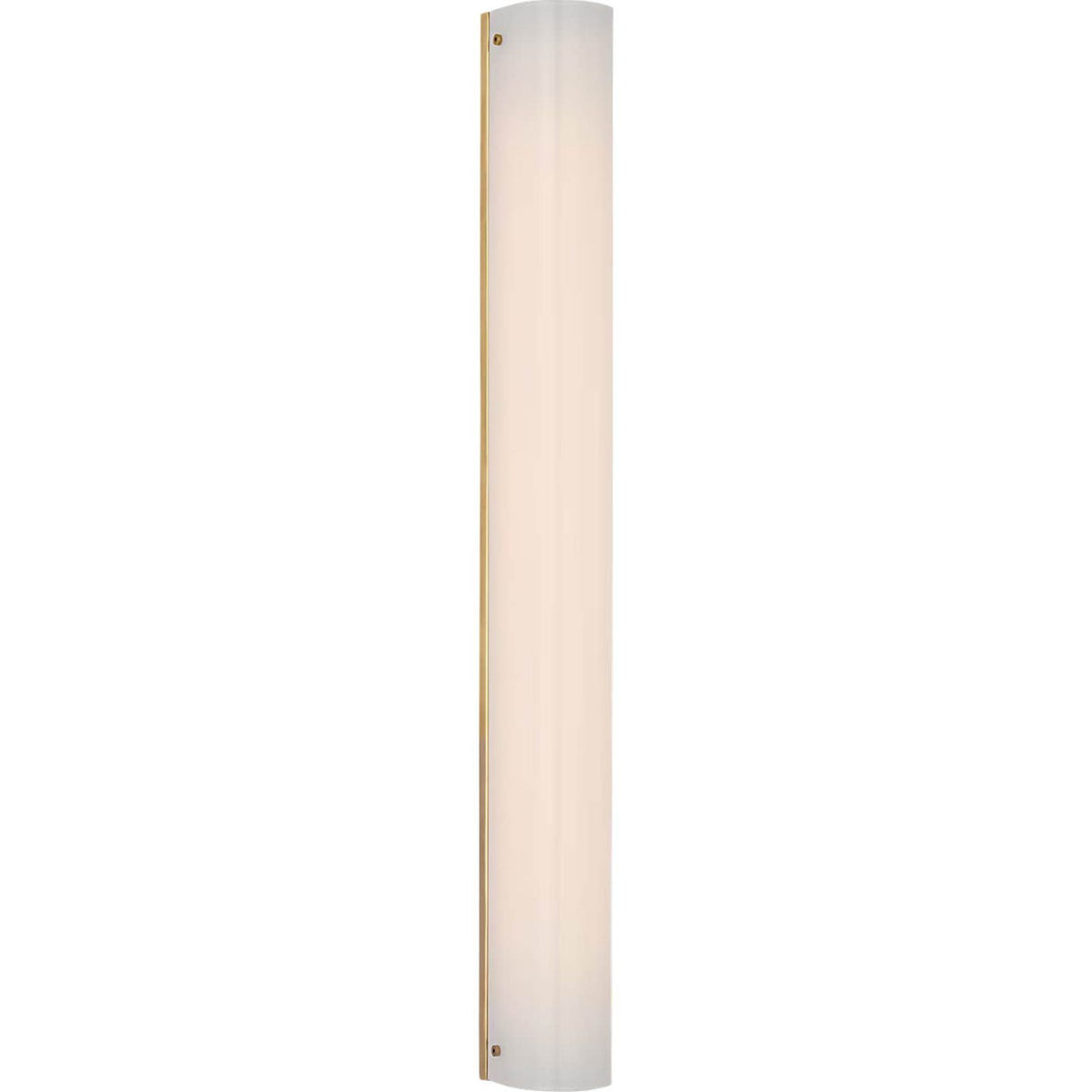 Barbara Barry Penhold 30" Bath Light in Soft Brass with White Glass W3.25" x H30" x E3.25"
