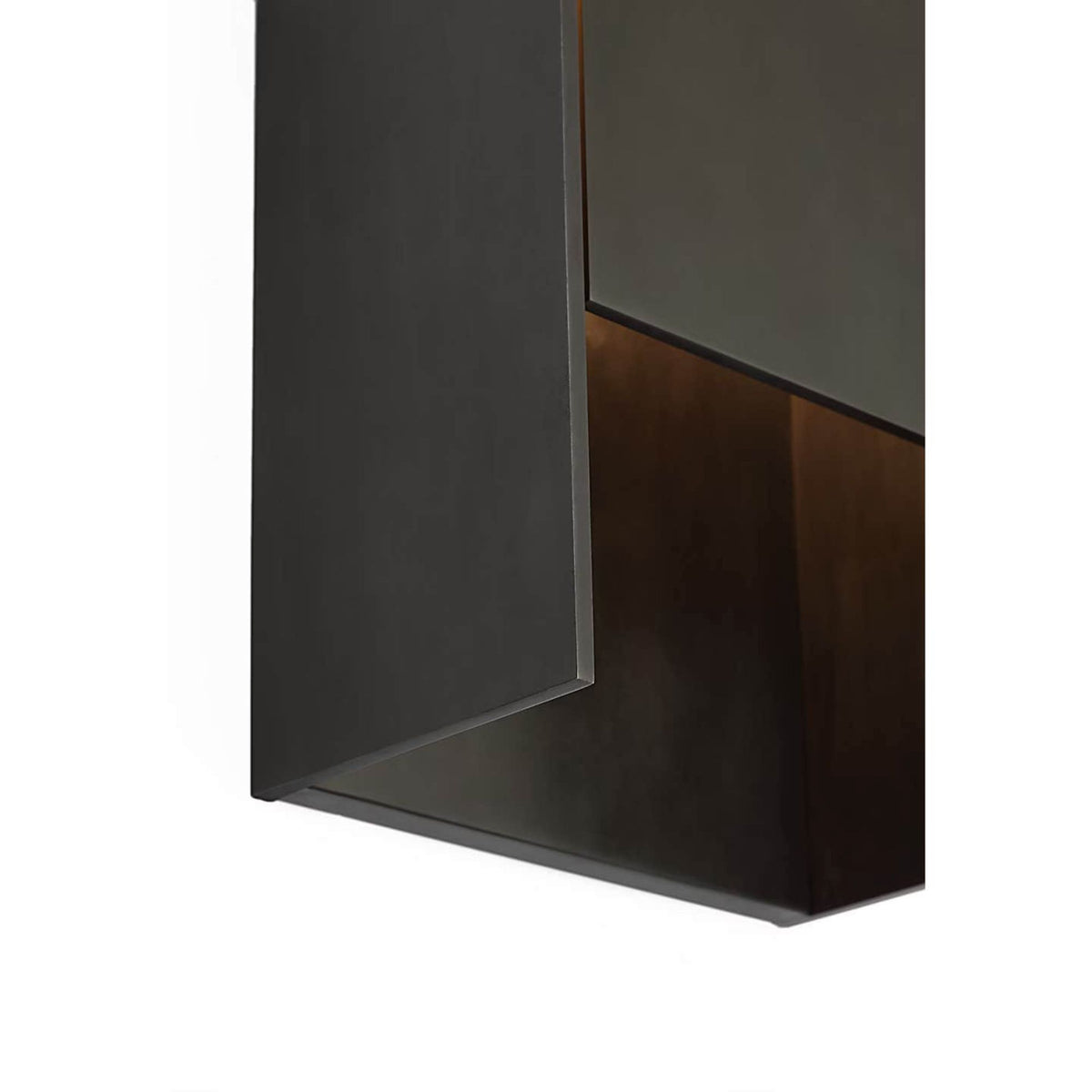 Barbara Barry Align 11" Shielded Wall Light in Blackened Stainless W7.75" x H11" x E4.75"