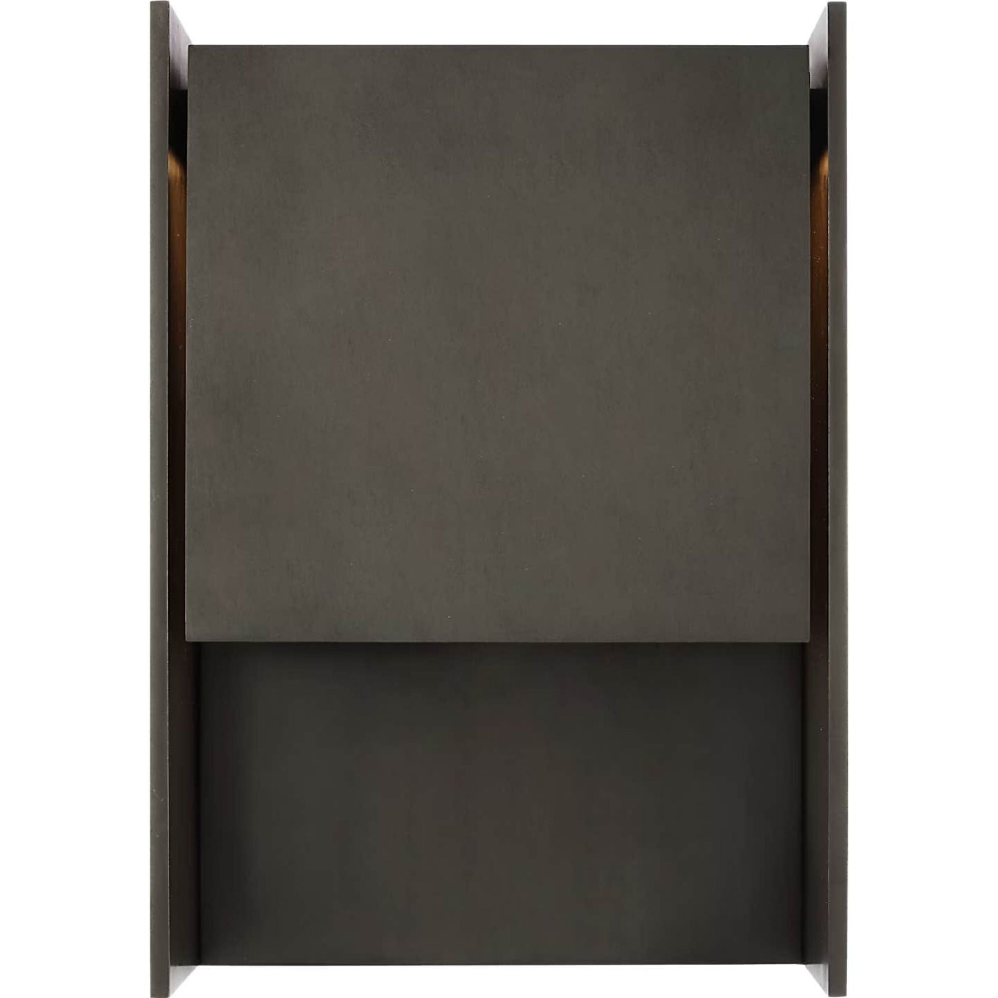 Barbara Barry Align 11" Shielded Wall Light in Blackened Stainless W7.75" x H11" x E4.75"