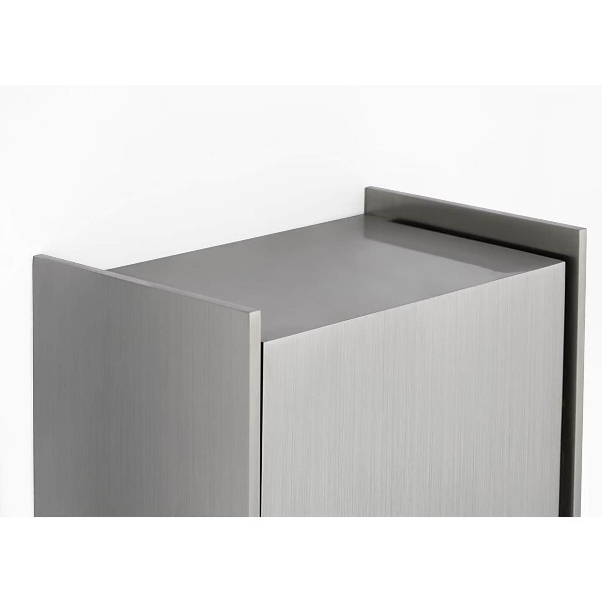 Barbara Barry Align 11" Shielded Wall Light in Stainless Steel W7.75" x H11" x E4.75"